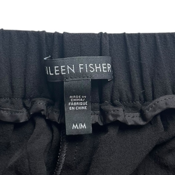 Eileen Fisher Pleated 100% Silk Jogger Pant Zipper Ankle size medium. - Picture 5 of 10